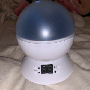 Moon and stars night light